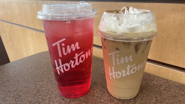 Tim Hortons new latte and refresher