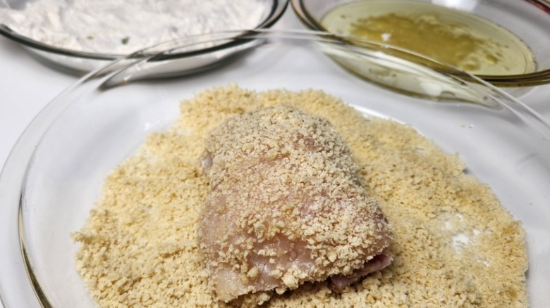 chicken cordon bleu in dishes