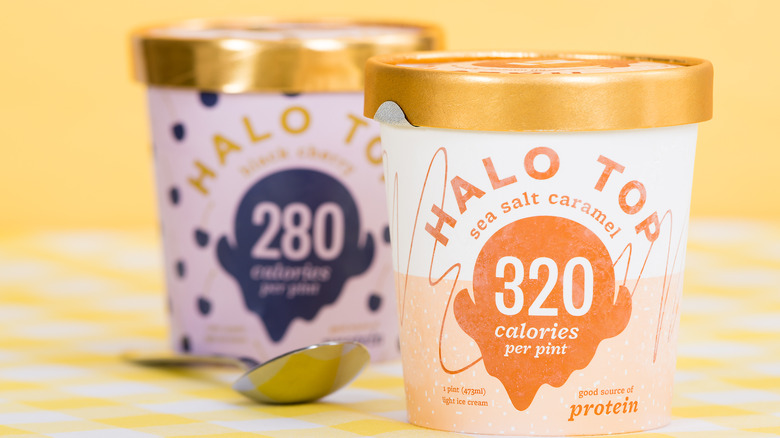 Halo Top ice cream pints