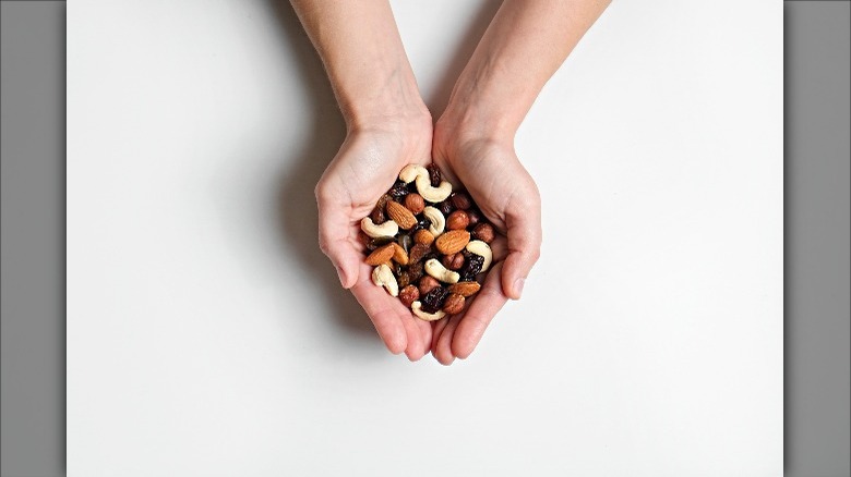 A mix of nuts 