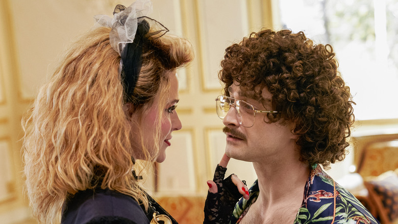 Evan Rachel Wood and Daniel Radcliffe in "Weird: The Al Yankovic Story"