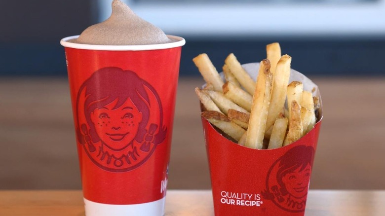 Wendy's fry and frosty