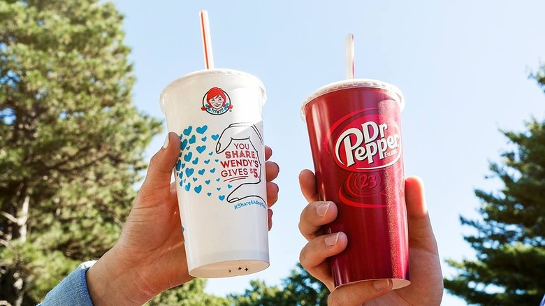 soft drinks from Wendy's