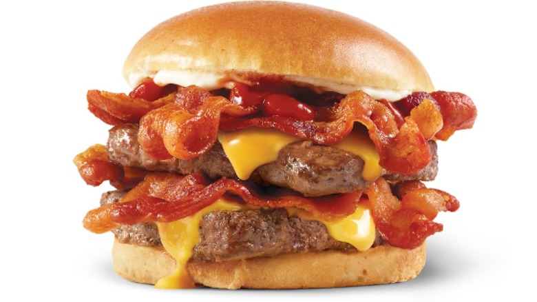 Wendy's double bacon cheeseburger