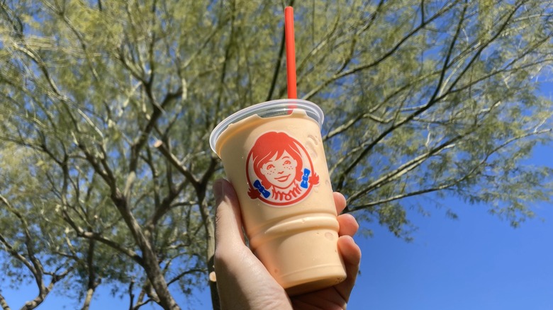 Orange Dreamsicle Frosty at Wendy's