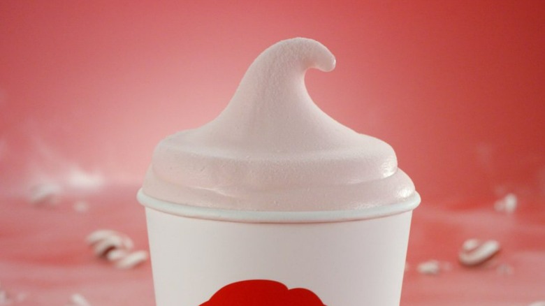 Wendy's peppermint Frosty