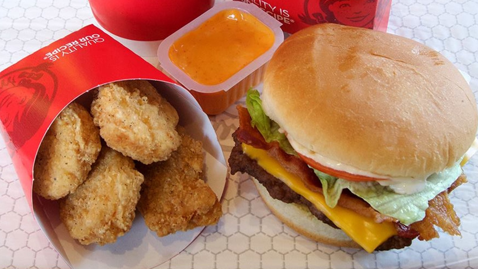 Wendy's Secret Menu Barnyard Burger Doesn't Need To Be Wasteful
