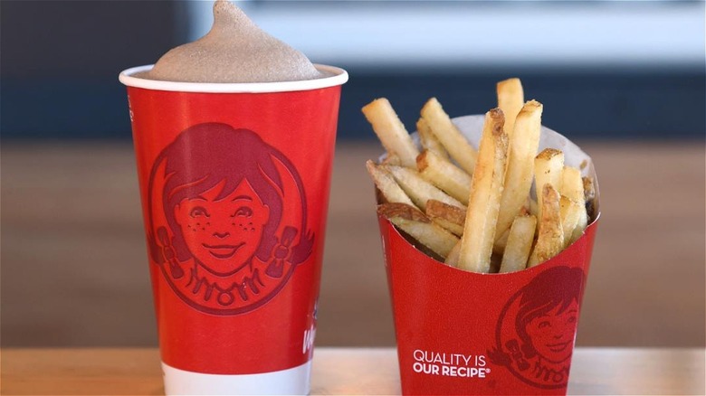 Wendy's fried and Frosty