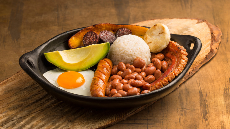 Bandeja paisa breakfast