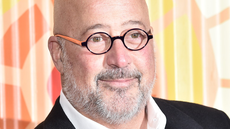 Andrew Zimmern in glasses