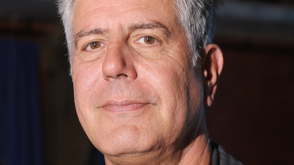 Anthony Bourdain, close-up