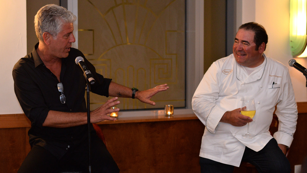 Anthony Bourdain and Emeril Lagasse