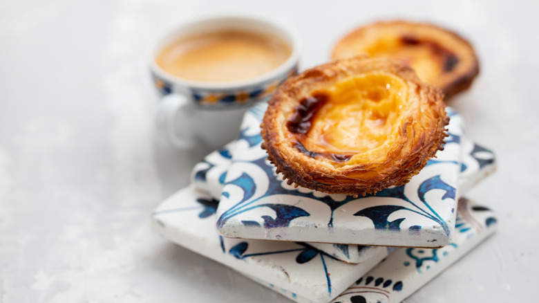 Classic Portuguese custard tart 