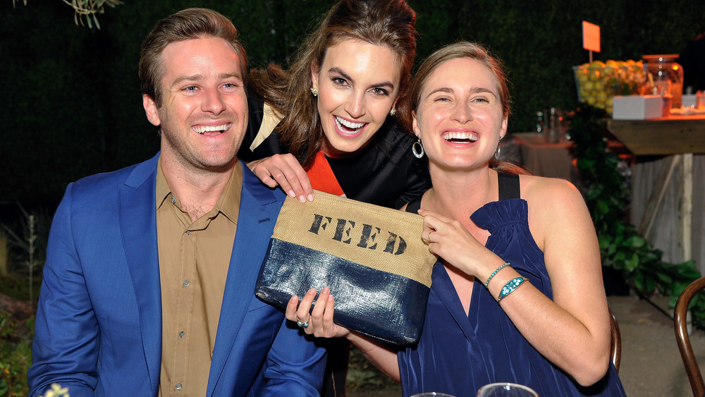 Armie Hammer at fundraising dinner