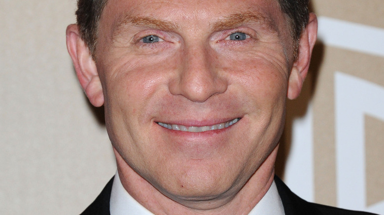 Close up of Bobby Flay smiling