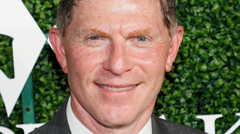 Bobby Flay smiling for photo