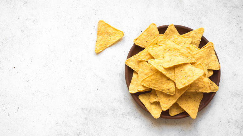 tortilla chips in a bowl