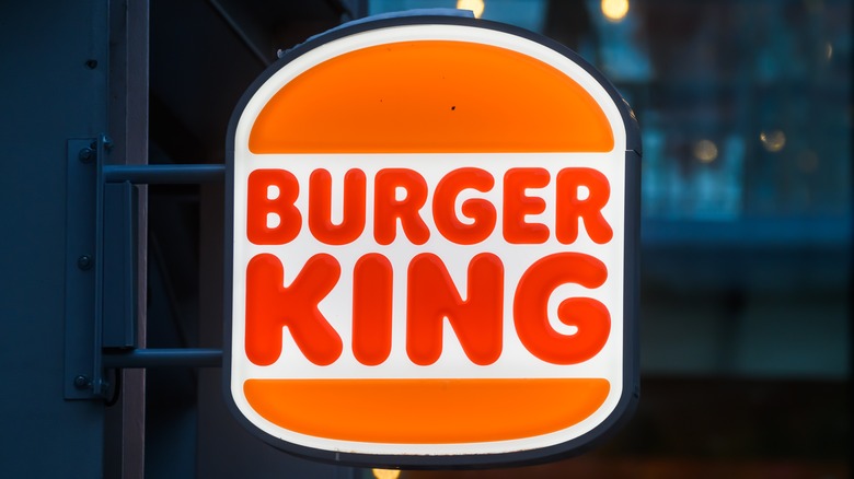 Burger King sign