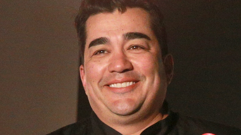 Jose Garces at cooking event