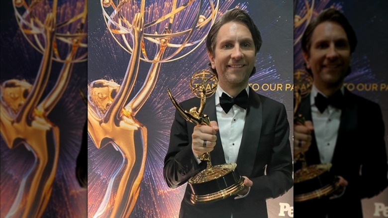 composer David Bartok with Emmy