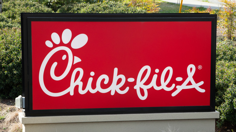 Chick-fil-A sign