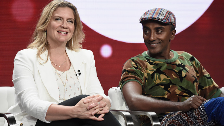 Amanda Freitag and Marcus Samuelsson from Chopped