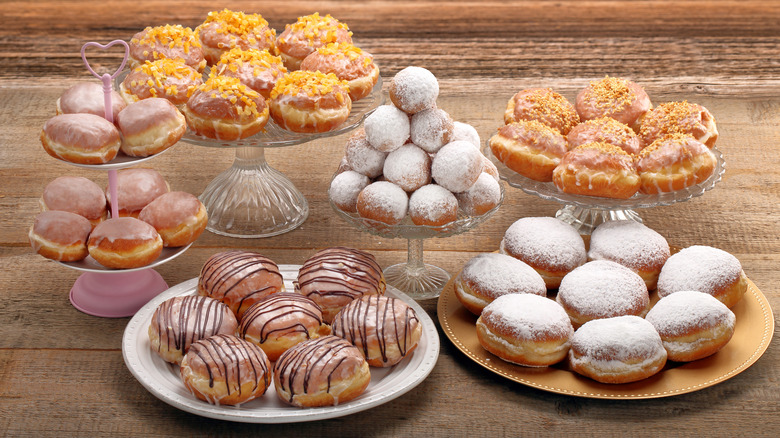 variety of doughnuts