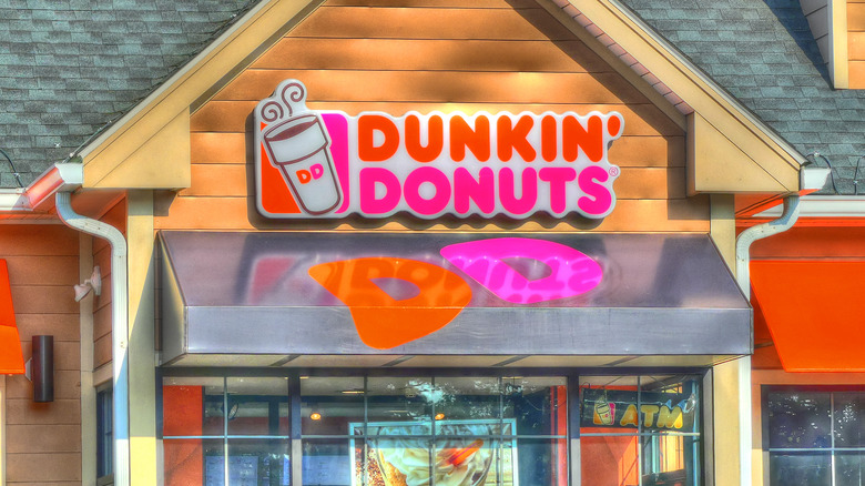 Dunkin' sign