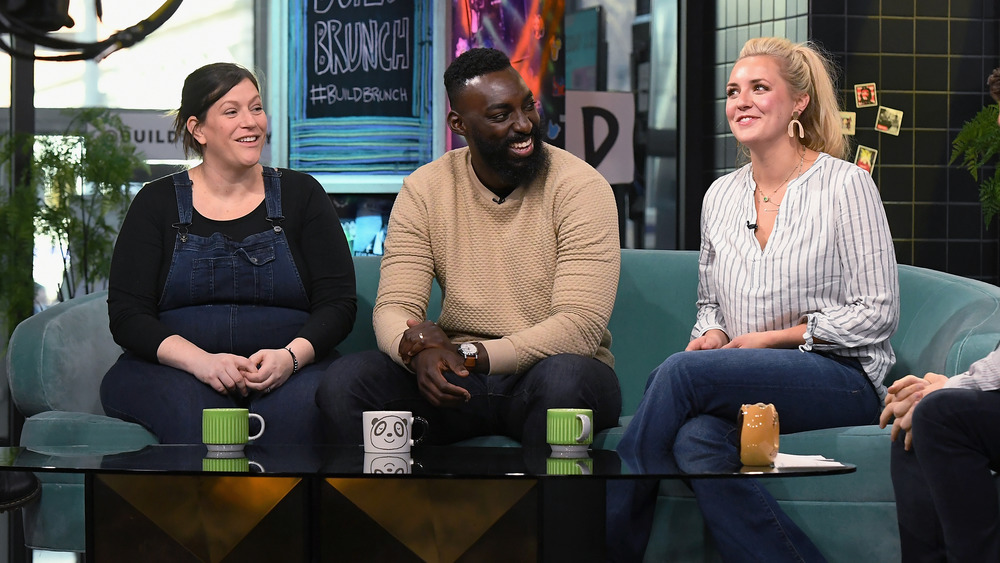 Eric Adjepong with Sara Bradley and Kelsey Barnard Clark