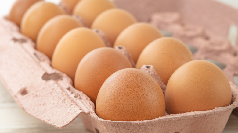 eggs in a carton