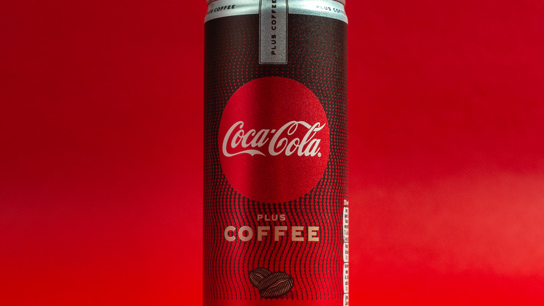 Coca-cola with coffee can