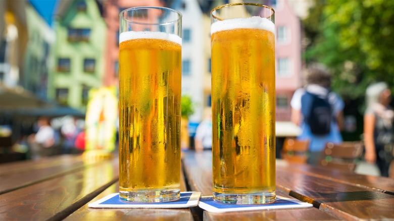 Kölsch beer in tall glass