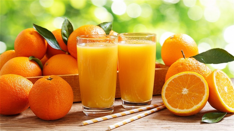 Fresh squeezed orange juice