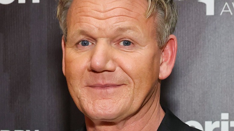 Gordon Ramsay smiling at event