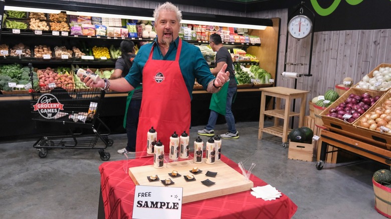 Guy Fieri in Flavortown Market with a challenge element