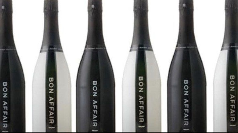 bottles of bon affair wine