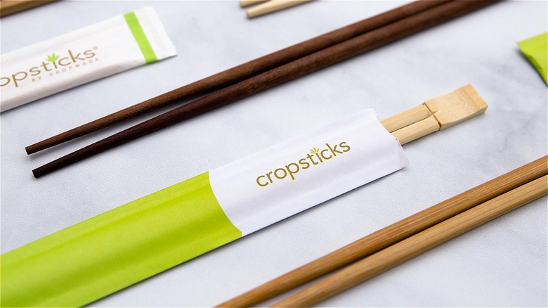 Cropsticks in sleeve