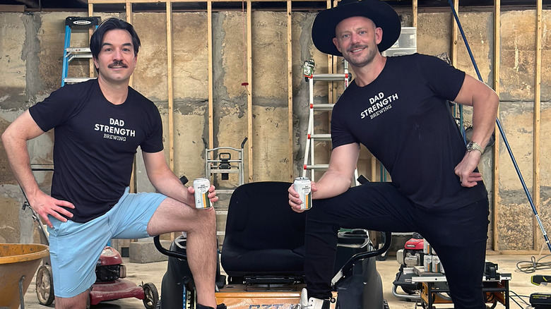 Ryan Kutscher and Craig Carey with Dad Strength Beer