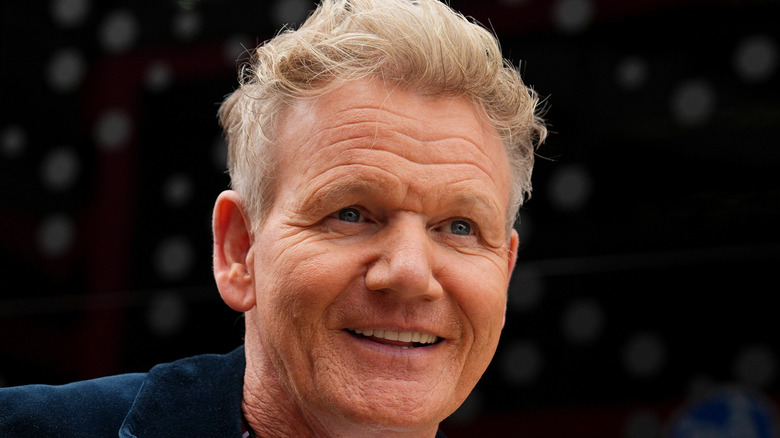 Gordon Ramsay smiling