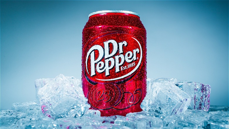 Can of Dr. Pepper