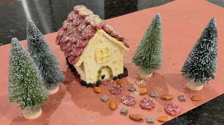 Miniature Charcuterie Chalet by Edible Architecture