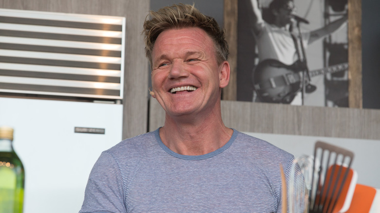 Gordon Ramsay smiling