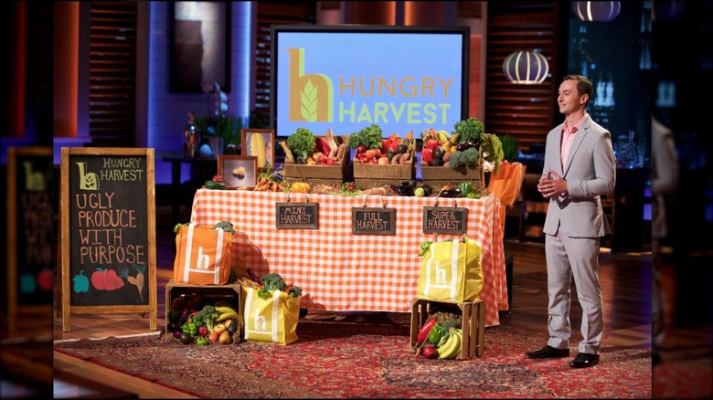 Hungry Harvest cofounder Evan Lutz presenting