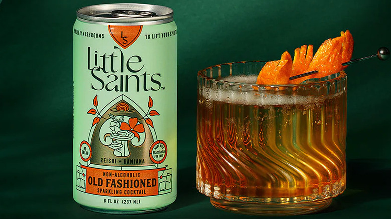 Little Saints Old Fashioned mocktail