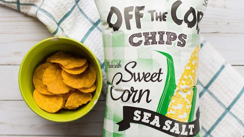 Bag of Off the Cob chips