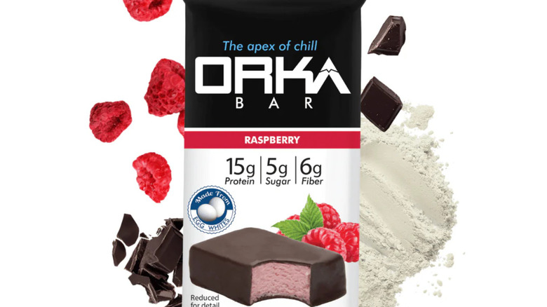 Raspberry Flavor Orka Bar Protein Ice Cream