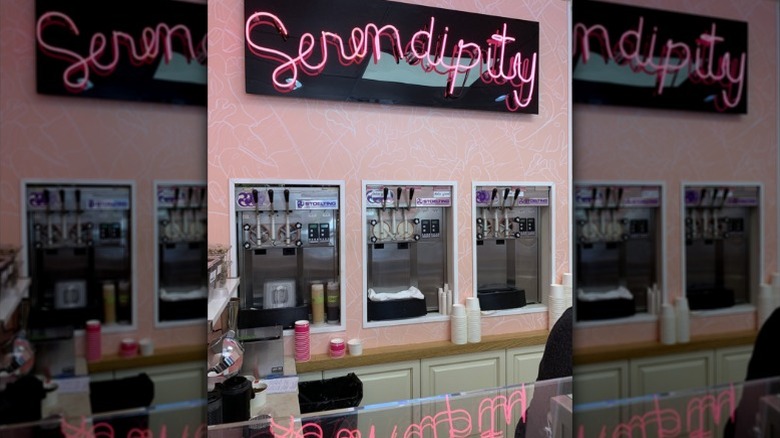 Serendipity Creamery frozen yogurt machines