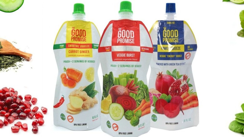 The Good Promise vegetable smoothies