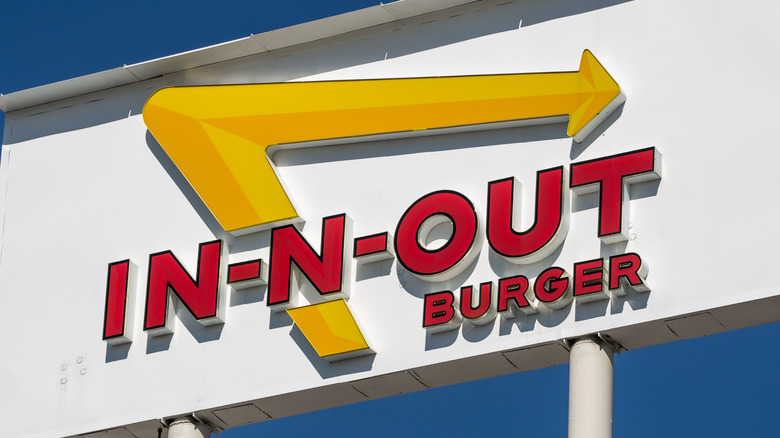An In-N-Out sign