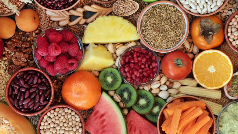 Spread of whole fruits, vegetables, and grains